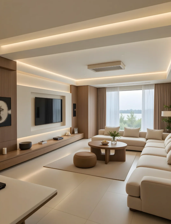Contemporary All-Aluminum Living Room
